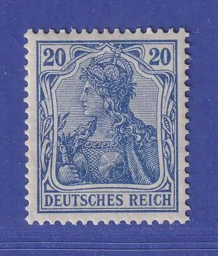 Dt. Reich 1915 Germania Kriegsdruck 20 Pf Mi.-Nr. 87 IIc ** gpr. JÄSCHKE BPP