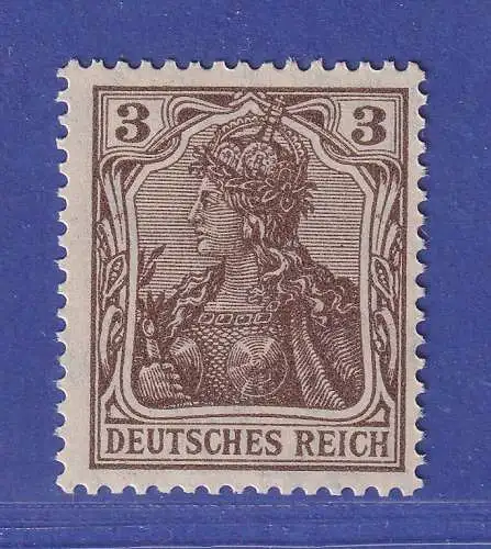Dt. Reich 1915 Germania Kriegsdruck 3 Pf Mi.-Nr. 84 IIb ** gpr. JÄSCHKE BPP