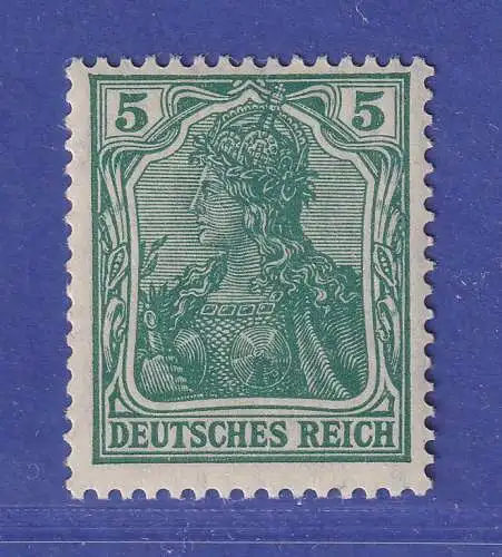 Dt. Reich 1915 Germania Kriegsdruck 5 Pf Mi.-Nr. 85 IId ** gpr. JÄSCHKE BPP