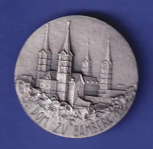 Medaille Kaiser Heinrich II. Dom zu Bamberg - schönes ausdrucksstarkes Stück
