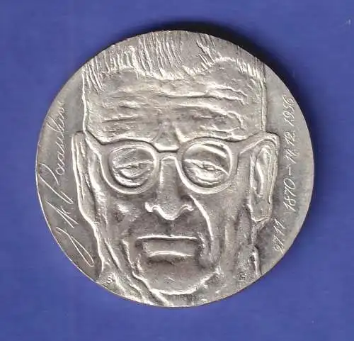 Finnland Silbermünze 10 Markkaa Präsident Paasikivi 1970 vz