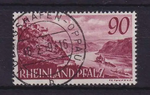 Französische Zone Rheinland-Pfalz 1948 Gutenfels Mi.-Nr. 41 O gpr. SCHLEGEL BPP