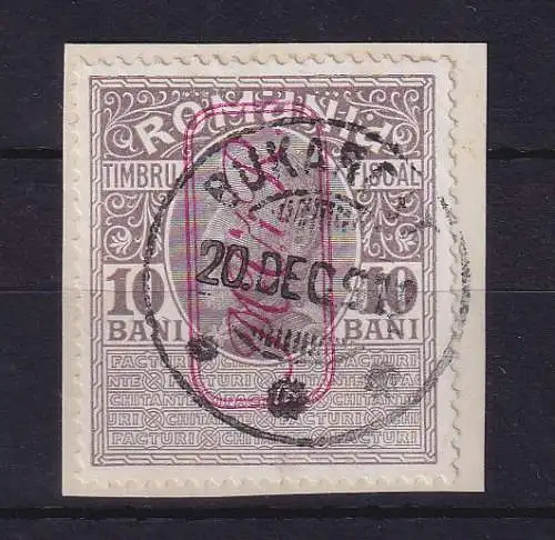 Dt. Besetzung 1. WK Militärverw. in Rumänien Zwangszuschlagsmarke Mi.-Nr. 6 O