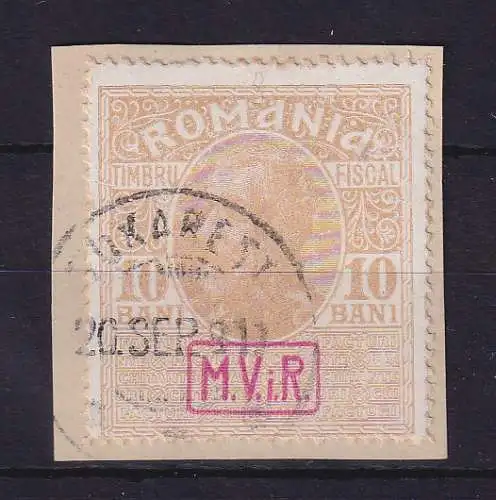 Dt. Besetzg. 1.WK Militärverw. Rumänien Zwangszuschlagsmarke Mi-Nr.7x O Briefst.