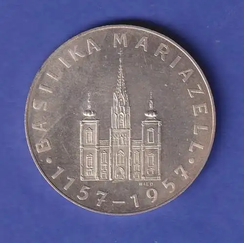 Österreich Silbermedaille 800 Jahre Basilika Mariazell 1955