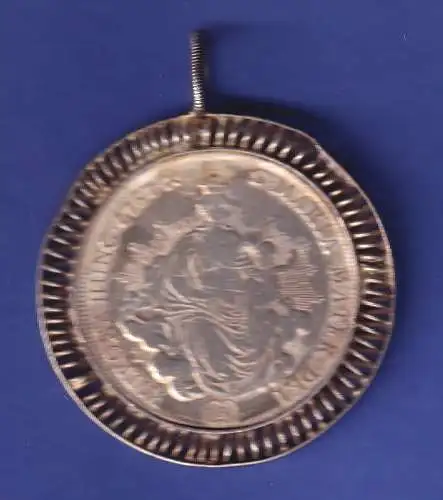 Ungarn Silbermünze 1/2 Taler Patrona Hungariae 1787 als Anhänger gefasst 