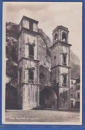 1929 AK Montenegro Kotor - Cattaro Katedral Sv.Tripuna