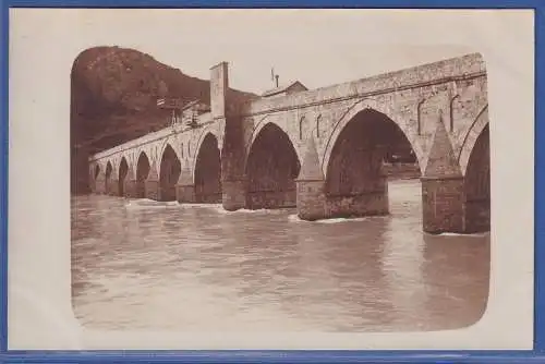 Alte AK Bosna i Hercegovina Visegrad - Brücke über die Drina
