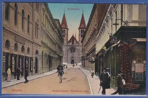 Alte AK Bosna i Hercegovina Sarajevo - Rudolf gasse - Rudolfova ulica