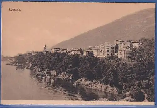 Alte AK Hrvatska / Kroatien Lovrena -Panorama