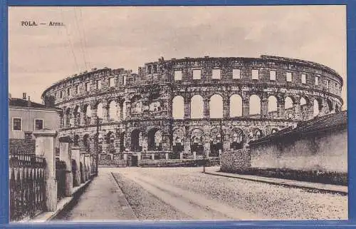 1910/11 AK Hrvatska / Kroatien Pola. - Arena