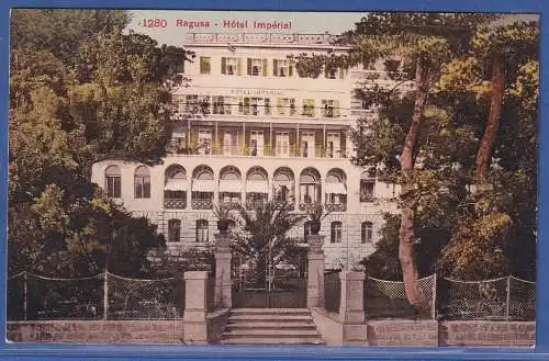 Alte AK Hrvatska / Kroatien Dubrovnik  - Ragusa Hotel Imperial