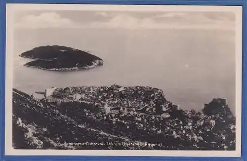 Alte AK Hrvatska / Kroatien Dubrovnik  - Ragusa Panorama Lokrum i Lovrenac