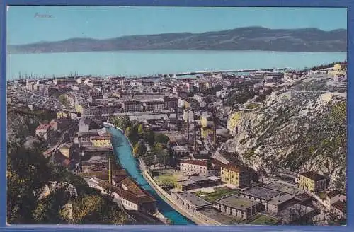 Alte AK Hrvatska / Kroatien Fiume - Rijeka Panorama.