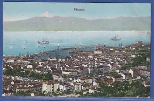 Alte AK Hrvatska / Kroatien Fiume - Rijeka Panorama