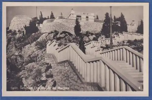 Alte AK Hrvatska / Kroatien Spalato - Split  Marjan promenade