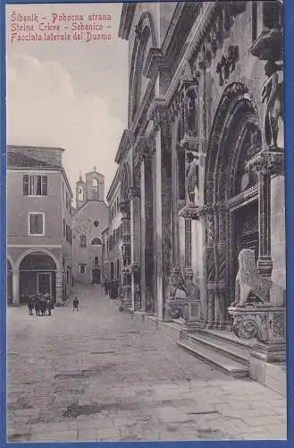 1909 AK Hrvatska / Kroatien Sebenico - Sibenik  Stolna crkva