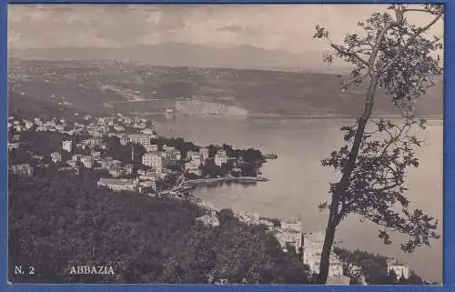 Alte AK Hrvatska / Kroatien Abbazia/ Opatija Panorama.