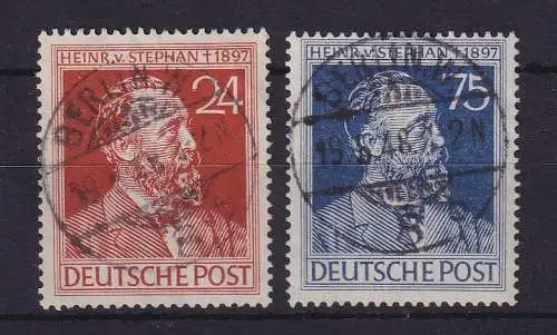 Alliierte Besetzung 1947 Heinrich von Stephan Mi.-Nr. 963-964  O BERLIN 