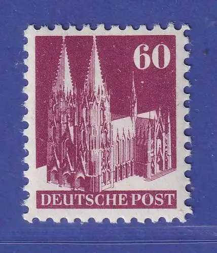 Bizone Bautenserie 1948 Kölner Dom 60 Pfg Mi.-Nr. 93 XB postfrisch **