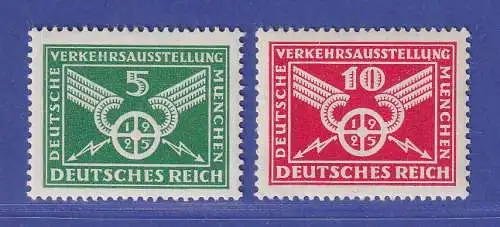 Dt. Reich 1925 Verkehrsausstellung  Mi.-Nr. 370-371X  postfrisch ** 