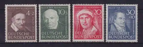 Bundesrepublik 1951 Helfer der Menschheit Mi.-Nr. 143-146 Satz kpl. **