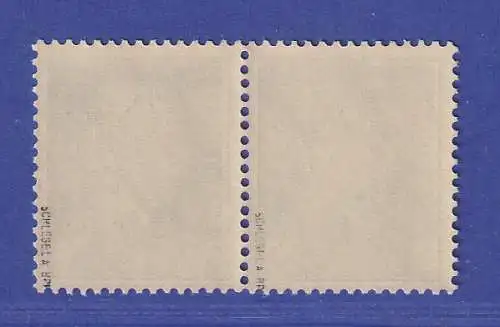 Dt. Reich 1928 Ebert 20 Pfg Mi.-Nr. 415 waag. Paar ** gpr. SCHLEGEL BPP