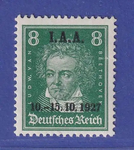 Dt. Reich 1927 Internationales Arbeitsamt 8 Pfg Mi.-Nr. 407 ** gpr. SCHLEGEL BPP