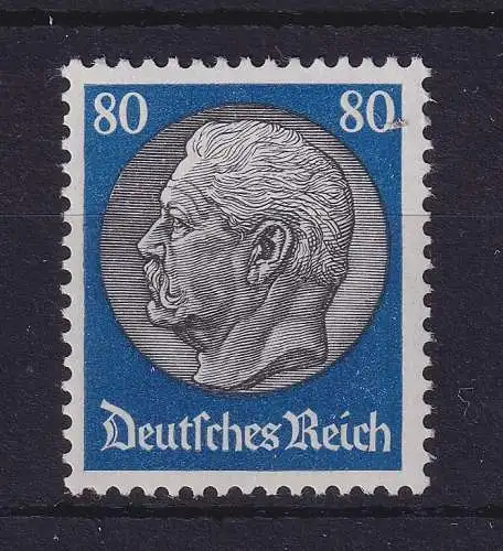 Dt. Reich 1933 Hindenburg 80 Pfg Mi.-Nr. 494 postfrisch **