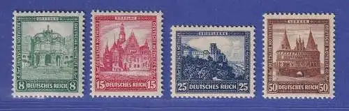 Dt. Reich 1930 Nothilfe Bauwerke  Mi.-Nr. 459-462 Satz kpl. postfrisch **