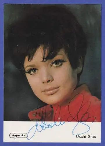 Uschi Glas Original-Autogramm 60er Jahre