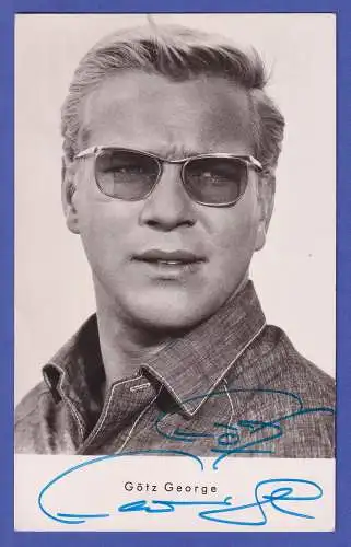 Götz George Original-Autogramm 60er Jahre