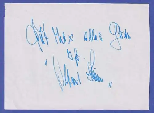 Peter Steiner Original-Autogramm 60er Jahre