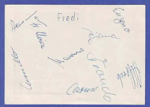 Ohsiani-Hochseil-Truppe Original-Autogramm 60er Jahre