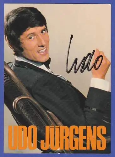 Udo Jürgens Original-Autogramm 60er Jahre