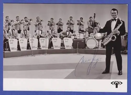 Max Greger und Orchester Original-Autogramm 60er Jahre