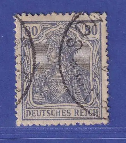 Dt. Reich 1921 Germania 80 Pfg Mi.-Nr. 149b II gestempelt gpr. INFLA Berlin