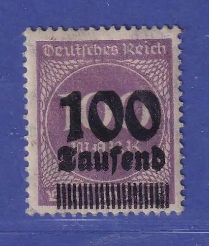 Dt. Reich 100Tausend Mark Mi.-Nr. 289bDD ungebraucht *  gpr. WEINBUCH BPP