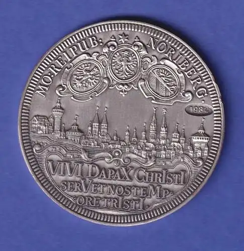 Silbermedaille nach Vorbild Nürnberger Taler 1631 Kaiser Ferdinand II. 27gAg1000