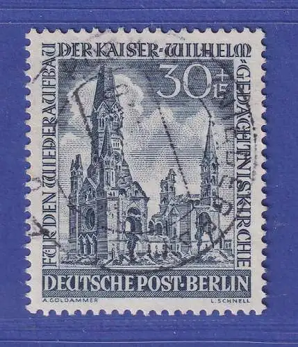 Berlin 1953 Gedächtniskirche  Mi.-Nr. 109 gestempelt gpr. SCHLEGEL BPP