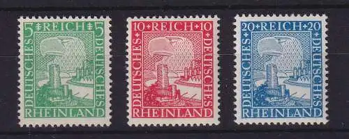 Dt. Reich 1925 Rheinland Mi.-Nr. 372-374 Satz kpl. postfrisch ** 