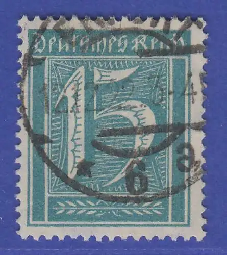 Dt. Reich 1922 Ziffer 15 Pf  Mi.-Nr. 179 echt O INFLA-gpr.mit FB Bechtold BPP