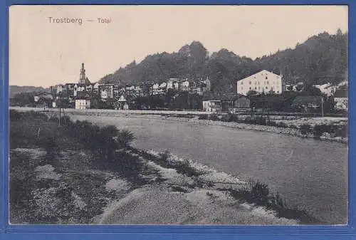 Alte AK Bayern Trostberg , gelaufen 1911