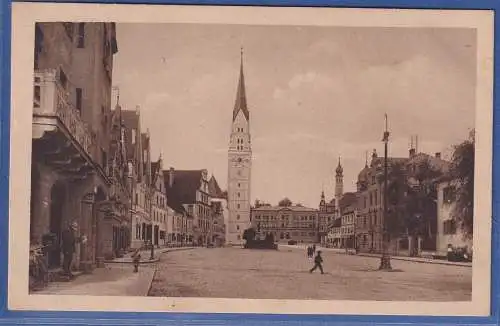 Alte AK Bayern Pfaffenhofen a. d.Ilm , Stadtplatz gelaufen 1930