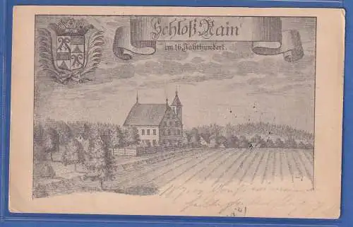 Alte AK Bayern Schloß Rain im 16 Jahrhundert gel. 1900 O Ostermünchen