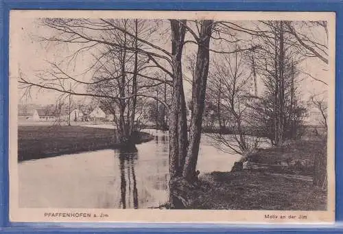 Alte AK Bayern Pfaffenhofen a Ilm Panorama, gelaufen 1914