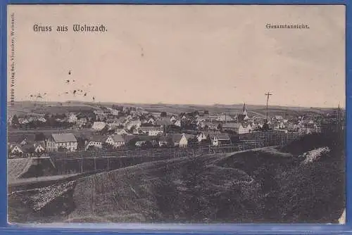 Alte AK Bayern  Gruss aus Wolnzach , gelaufen 1908