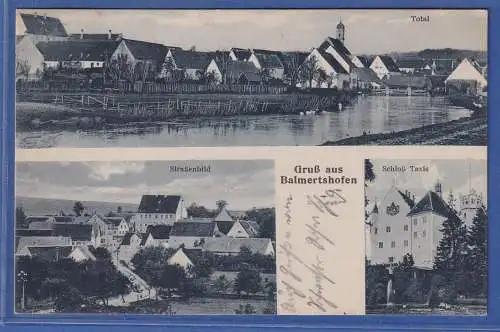 Alte AK Bayern  Gruss aus Balmertshofen , gelaufen 1926