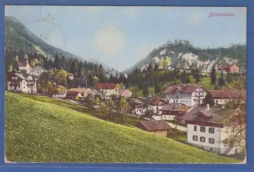 Alte AK Bayern Birkenstein Schliersee , gelaufen 1909