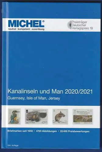 MICHEL Europa-Katalog 2020-21 Band 14 Kanalinseln und Man, Top-Zustand